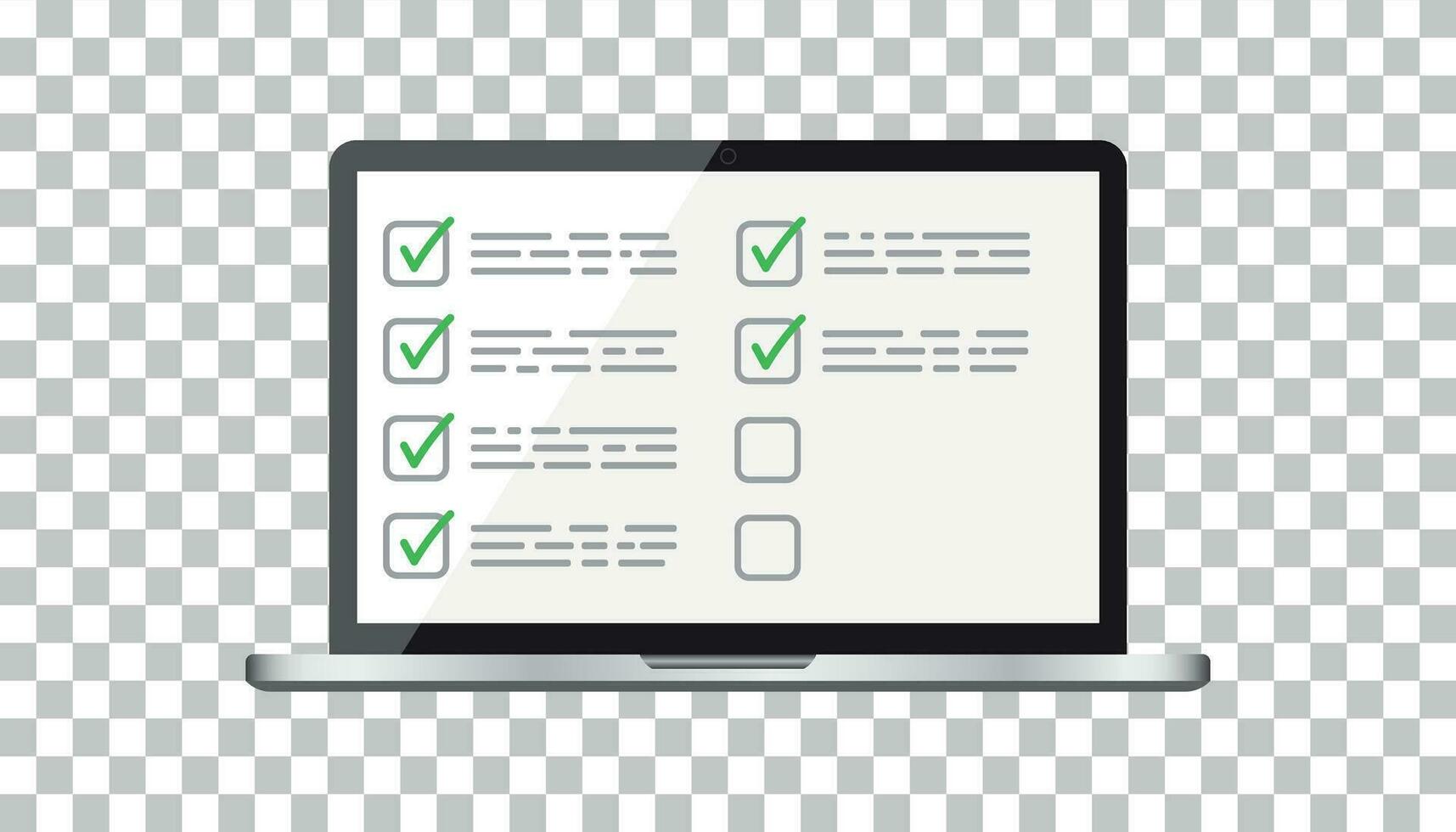 Businessman checklist with notebook. Check list icon flat vector illustration.