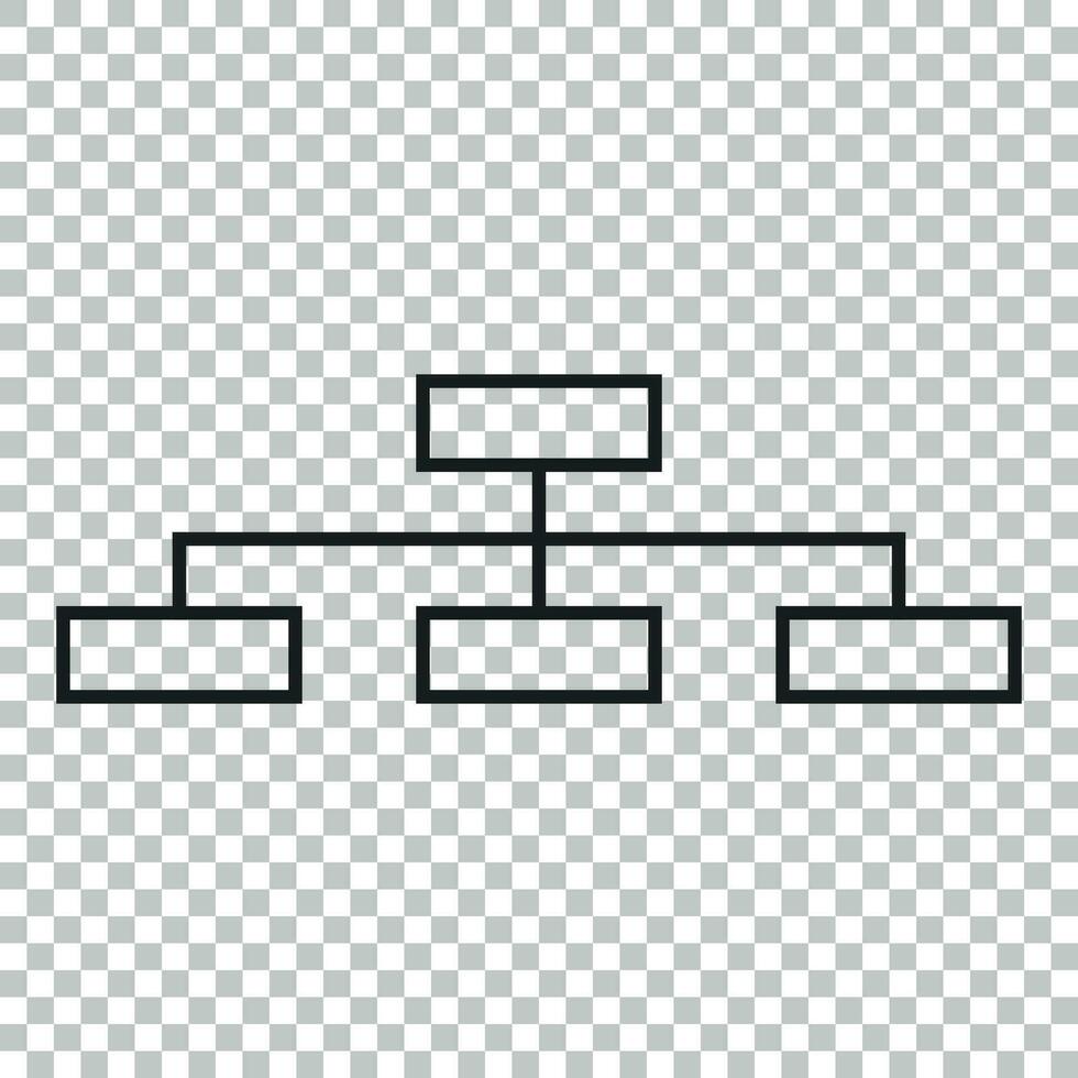 Structure simple flat icon. Vector illustration on isolated background.