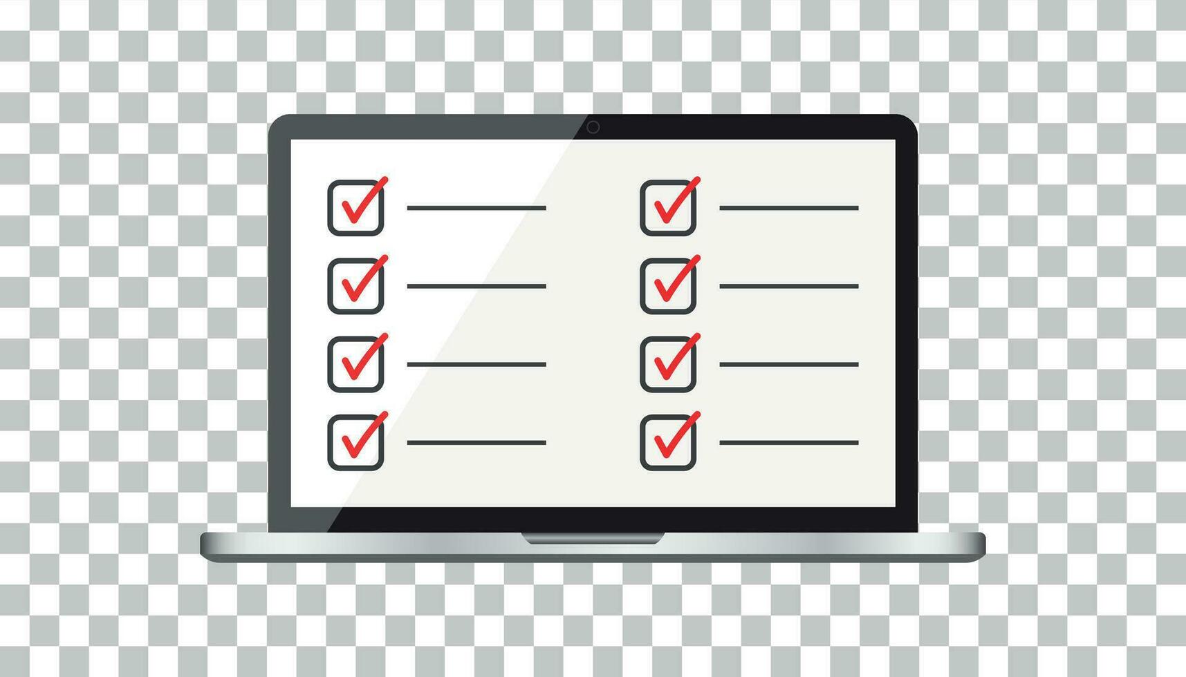 Businessman checklist with notebook. Check list icon flat vector illustration.