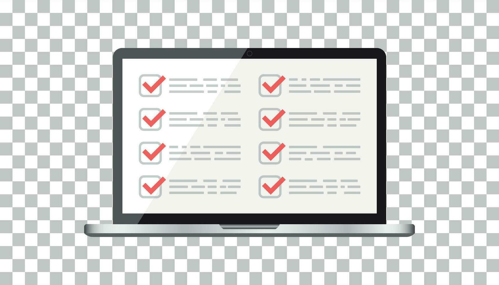 Businessman checklist with notebook. Check list icon flat vector illustration.