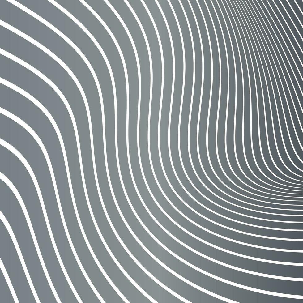 Abstract grey background with white lines. Vector illustration.