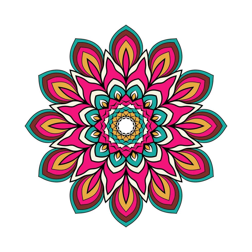 Vector decorative luxury background mandala template