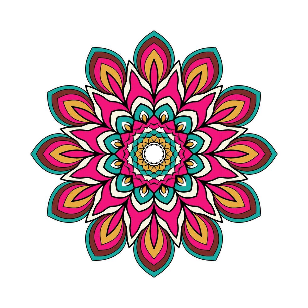 Vector decorative luxury background mandala template