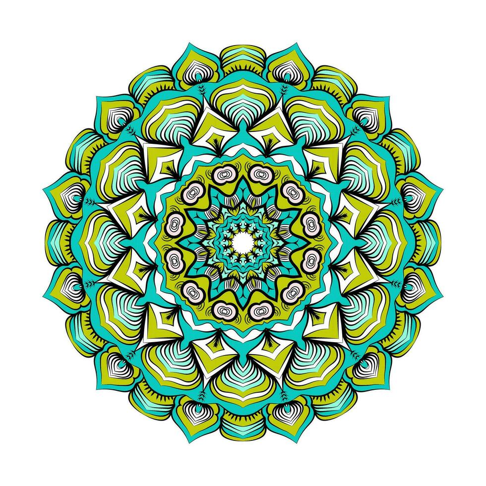 Creative luxury decorative mandala background template vector
