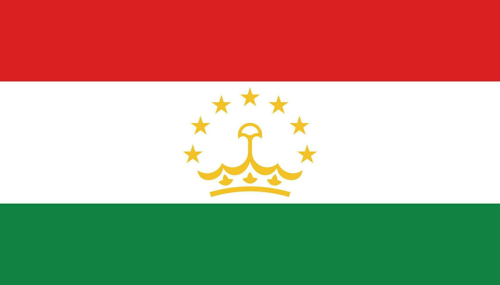 Tayikistán bandera icono en plano estilo. nacional firmar vector ilustración. diplomático negocio concepto.