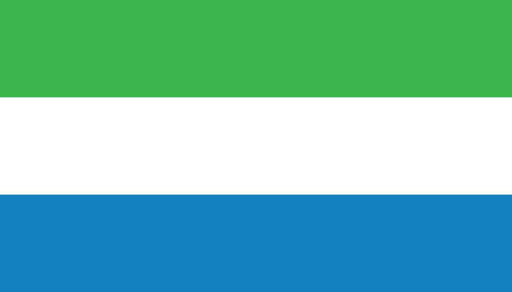 Sierra Leone flag icon in flat style. National sign vector illustration. Politic business concept.