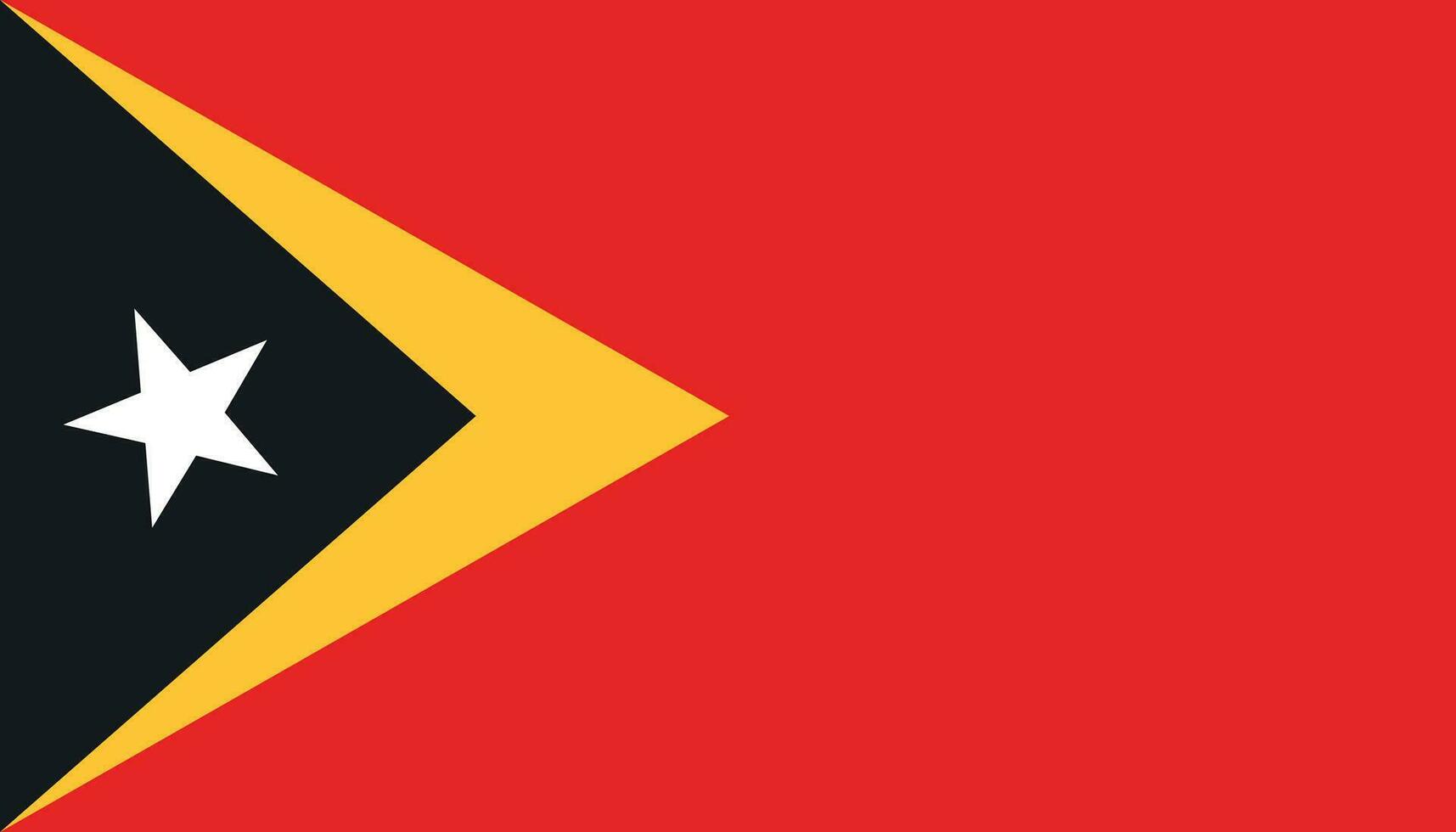 East Timor flag icon in flat style. National sign vector illustration. Politic business concept.
