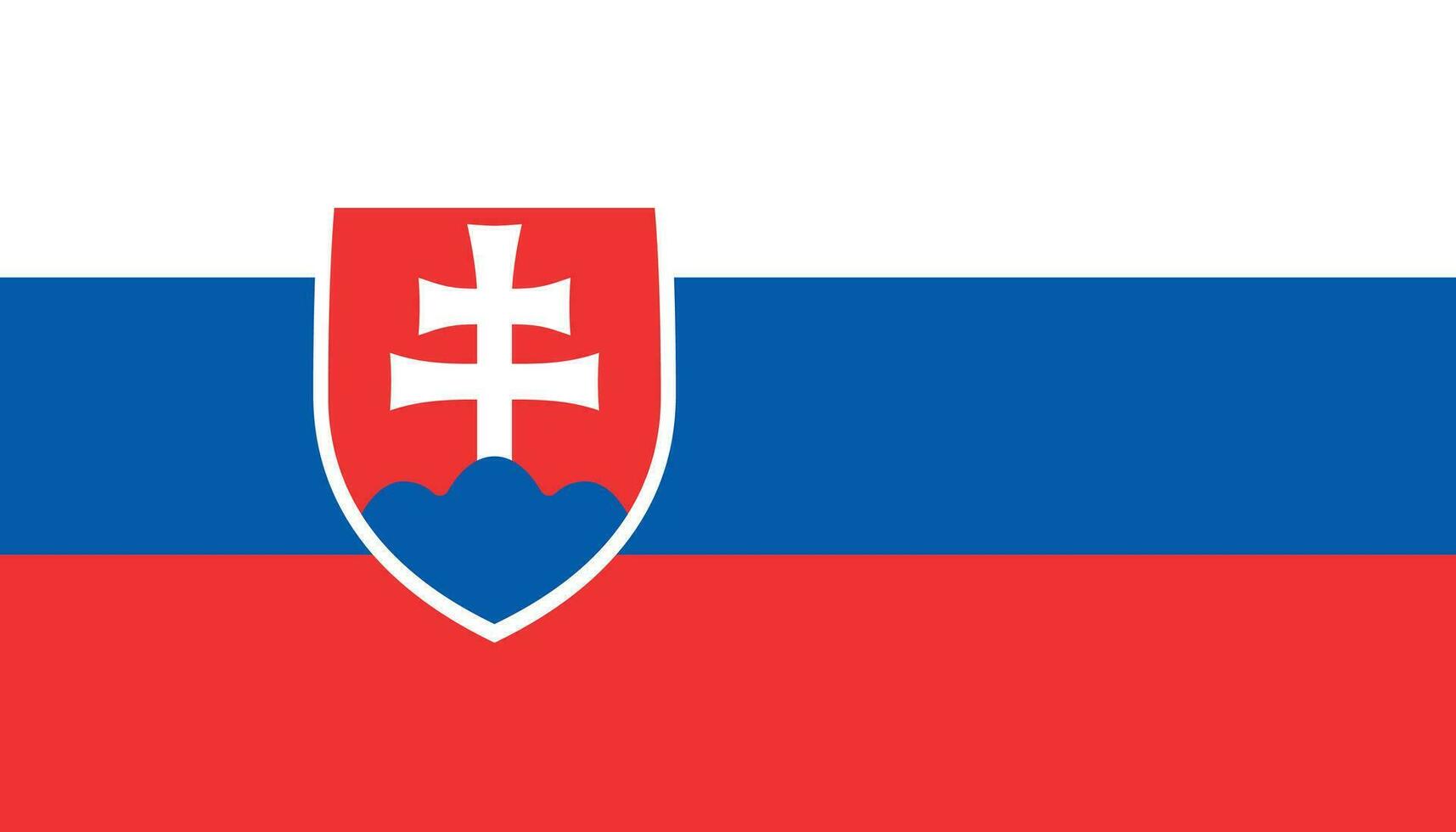 Slovakia flag icon in flat style. National sign vector illustration. Politic business concept.