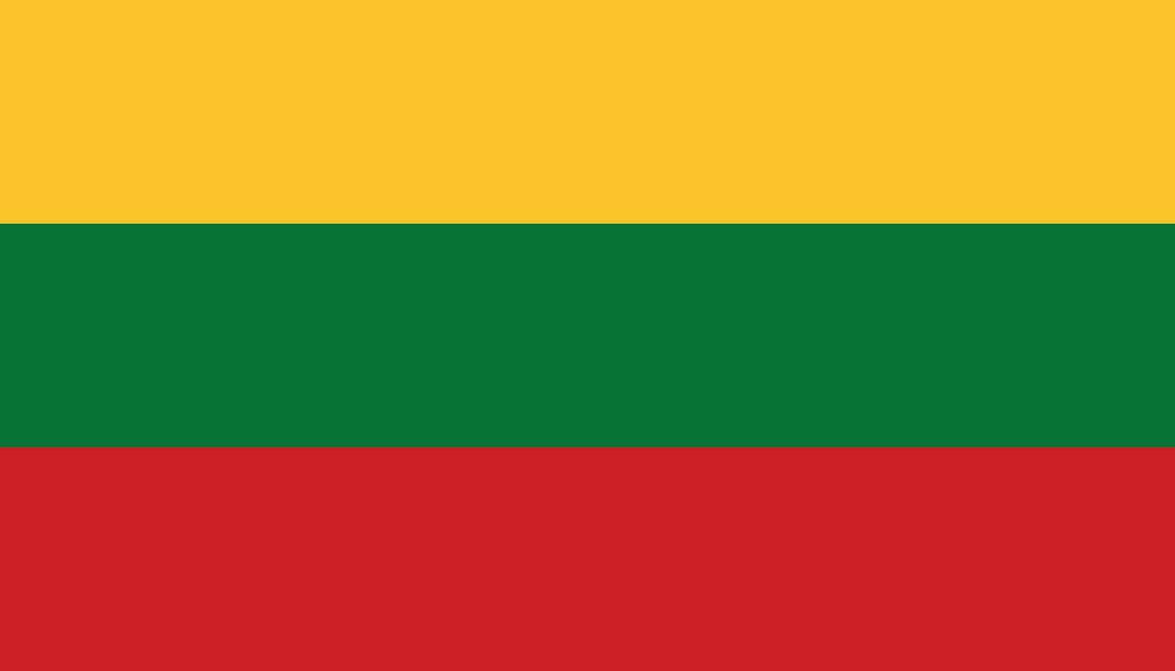 Lithuania flag icon in flat style. National sign vector illustration. Politic business concept.