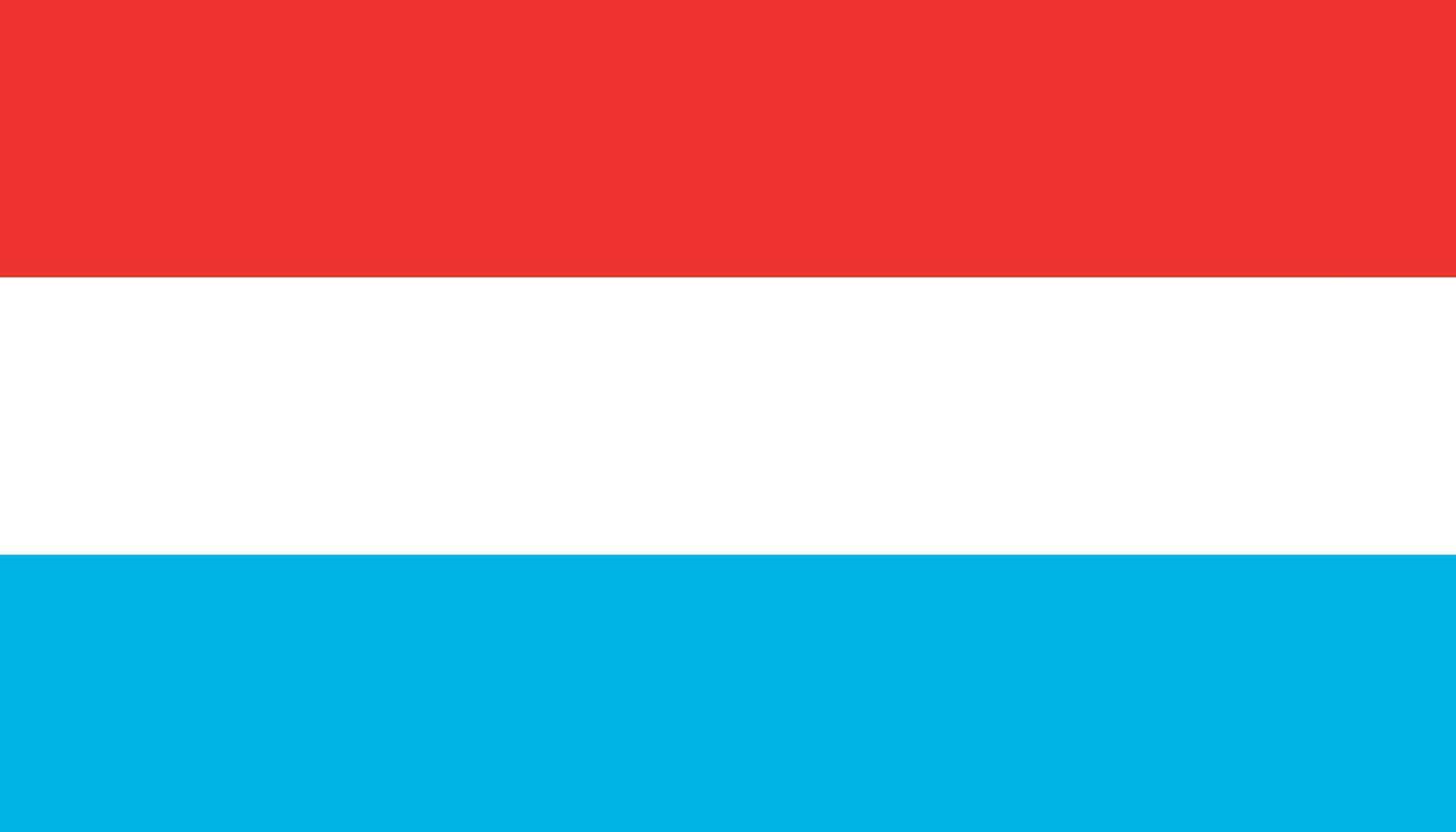 Luxembourg flag icon in flat style. National sign vector illustration. Politic business concept.