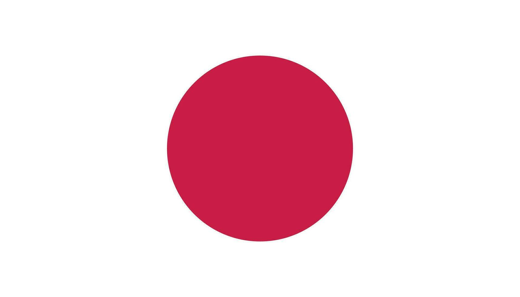 Japan flag icon in flat style. National sign vector illustration. Politic business concept.