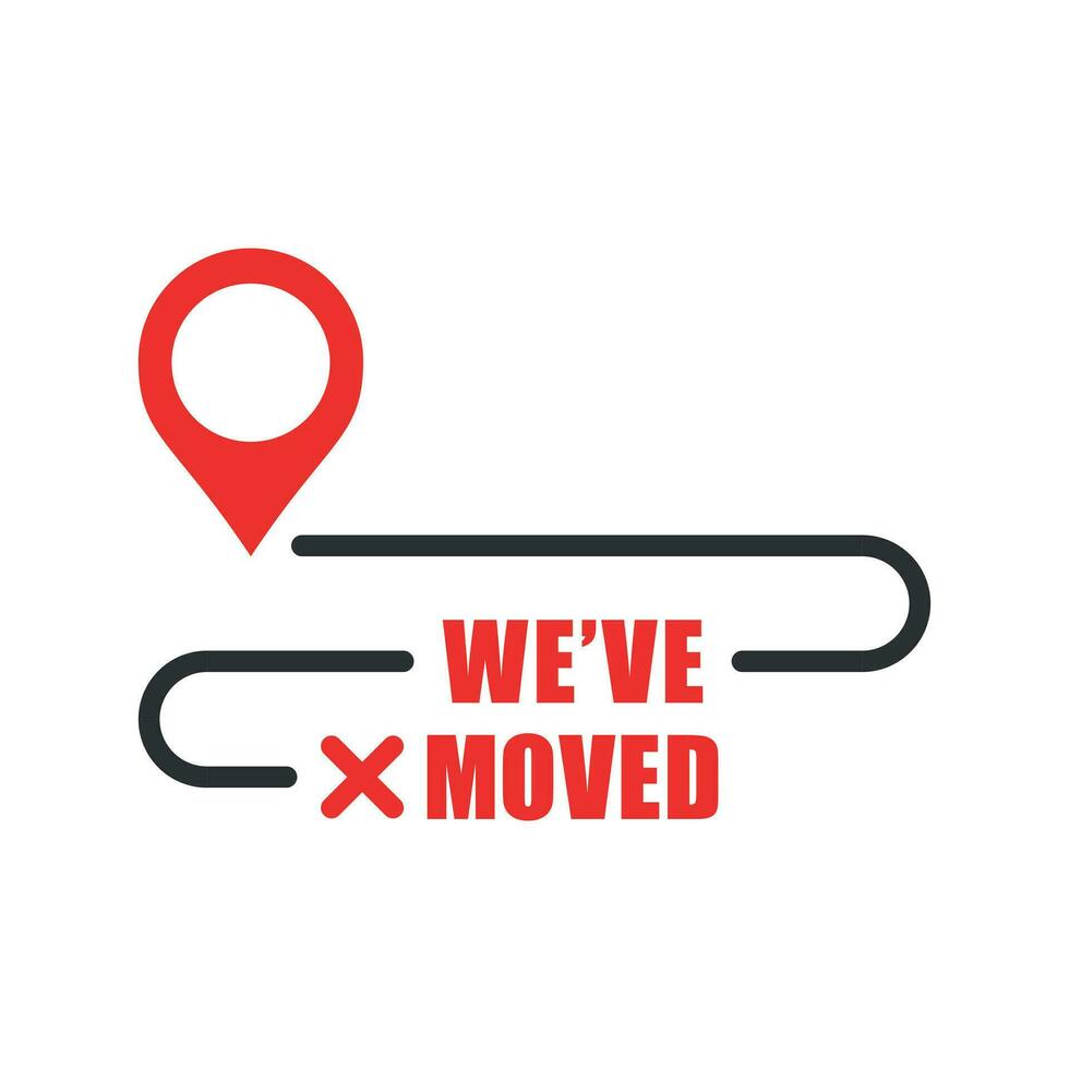 Move location icon in flat style. Pin gps vector illustration on white isolated background. Navigation business concept.