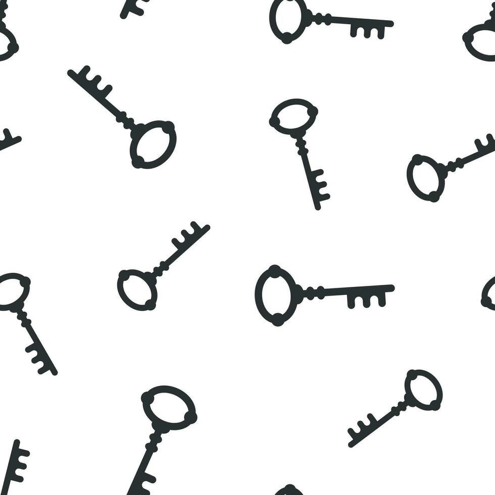 Key icon seamless pattern background. Access login vector illustration. Password key symbol pattern.
