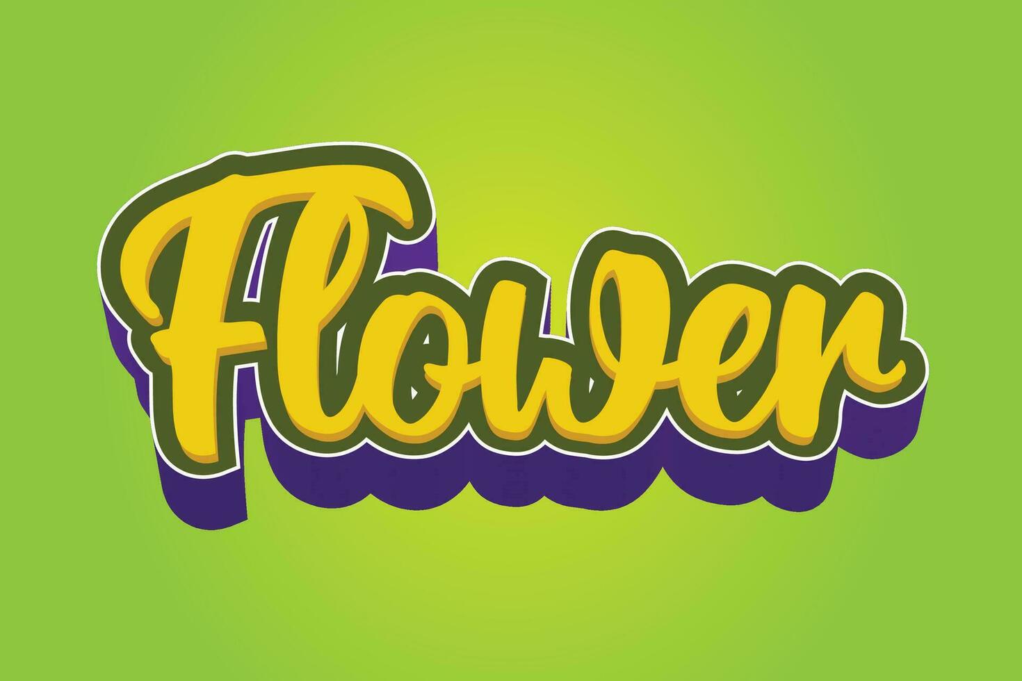 Editable 3D Vector Text Effect Template