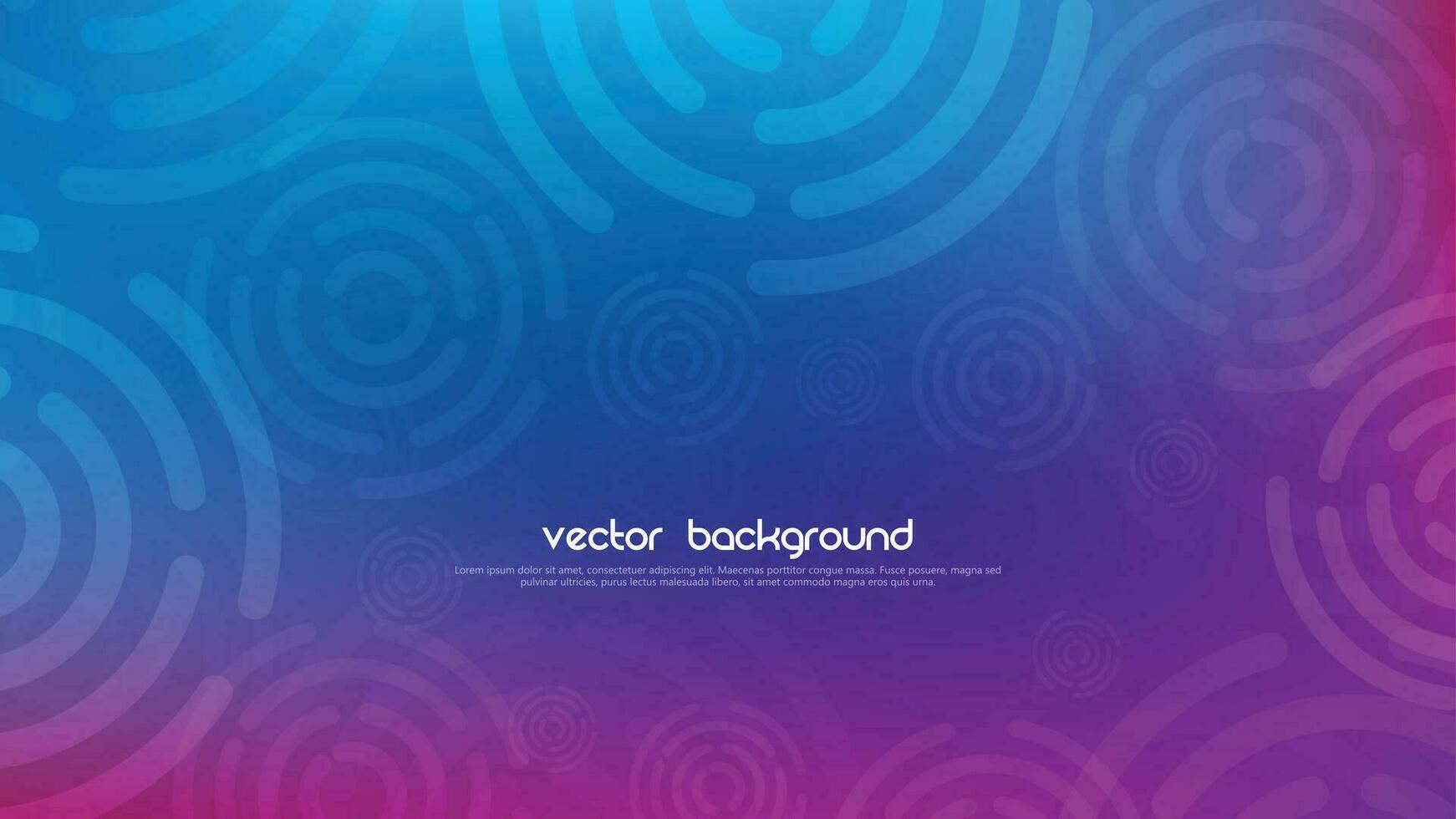 abstract vector background geomatric circles bg blue and purple gradient modern technology