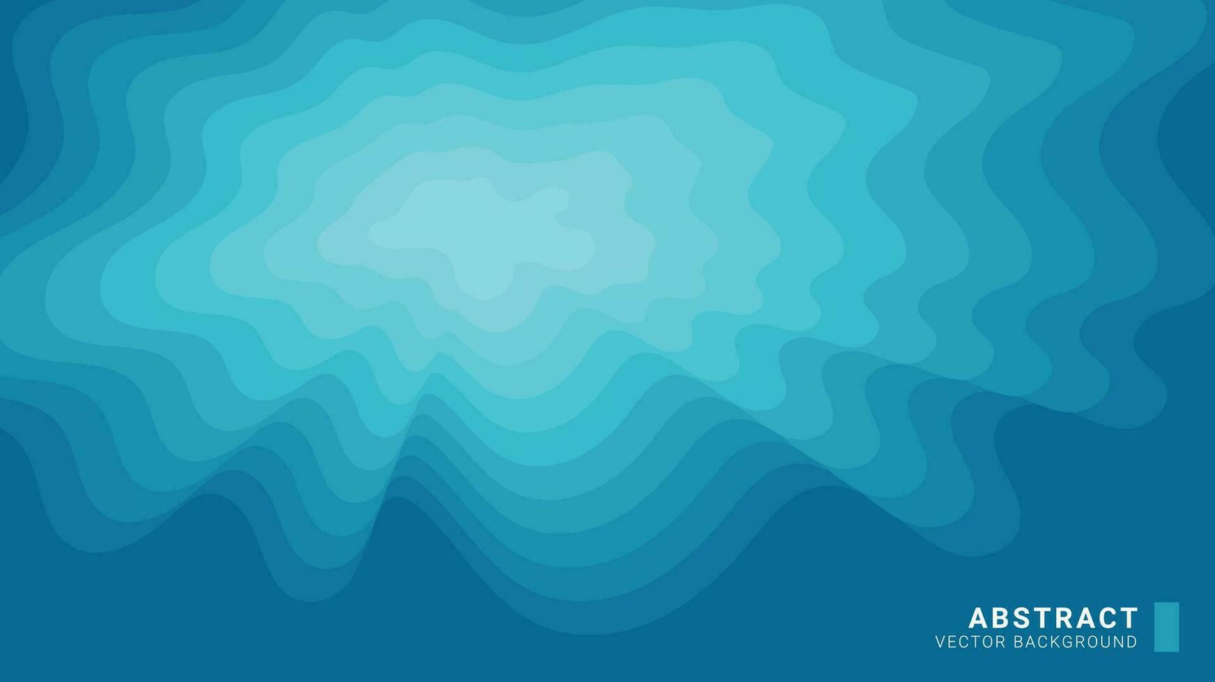 Abstract vector background colors blue light blue curves bg