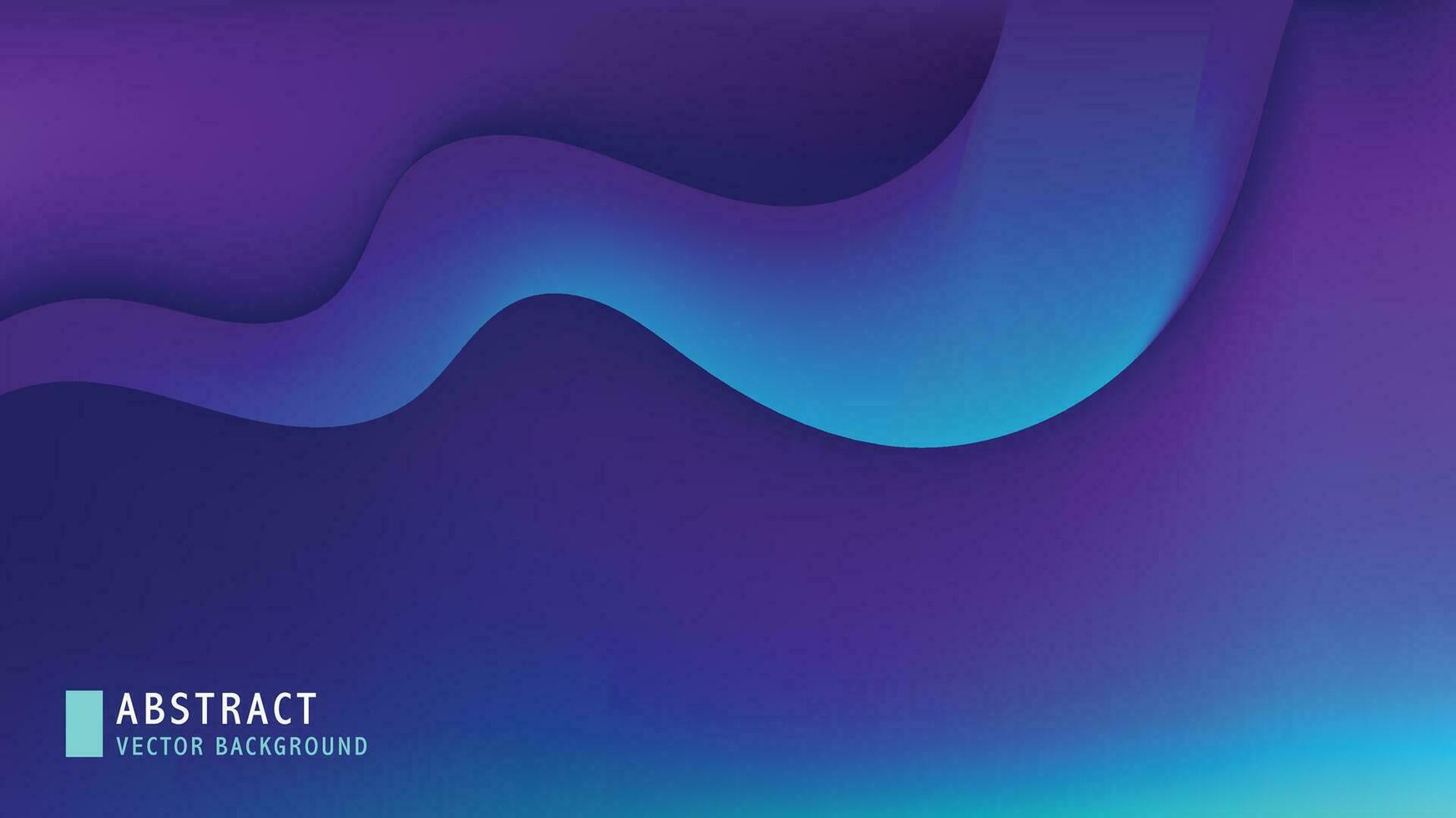 Abstract vector background purple blue light blue gradient mesh waves bg