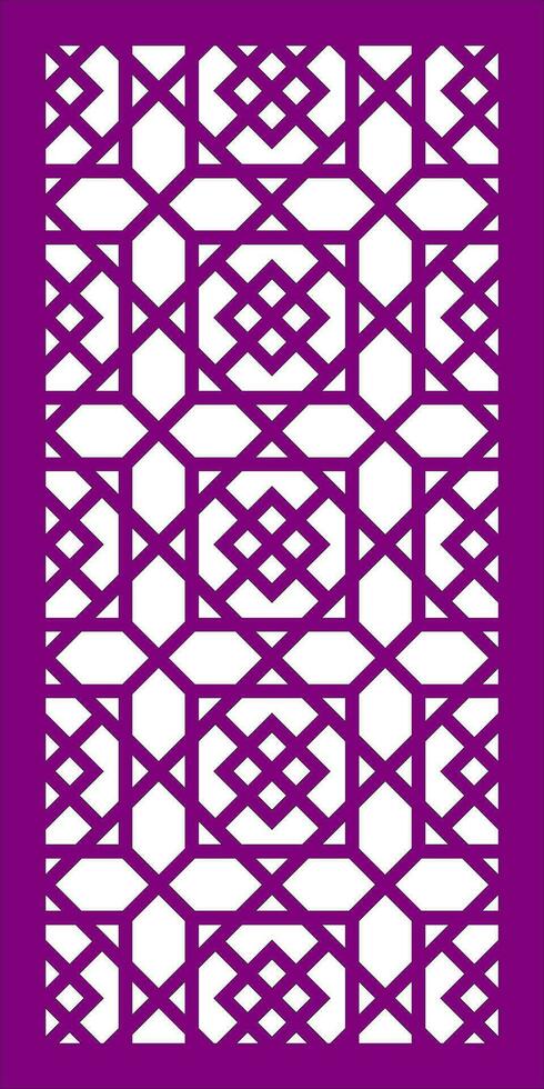 Decorative vector pattern for cnc laser