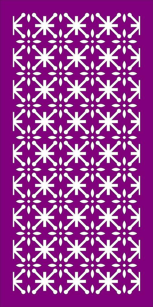 Decorative vector pattern for cnc laser