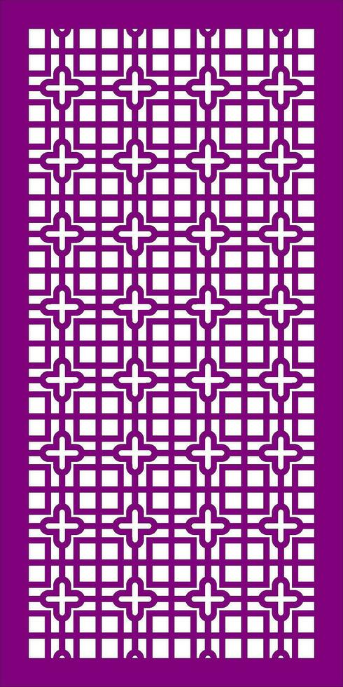 Decorative vector pattern for cnc laser
