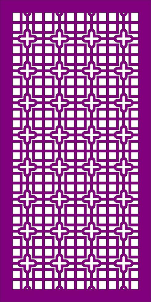 Decorative vector pattern for cnc laser