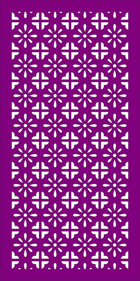 Decorative vector pattern for cnc laser