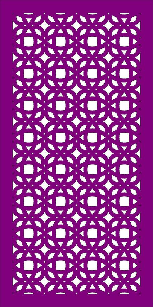 Decorative vector pattern for cnc laser