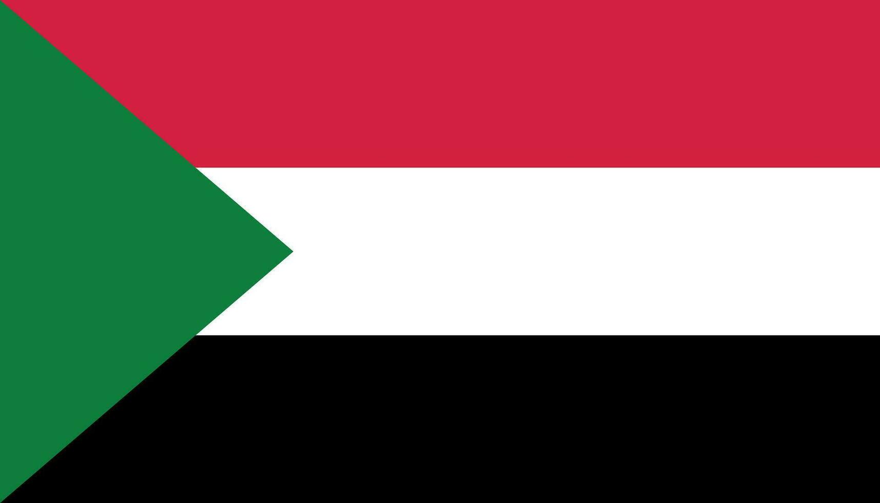 Sudan flag icon in flat style. National sign vector illustration. Politic business concept.