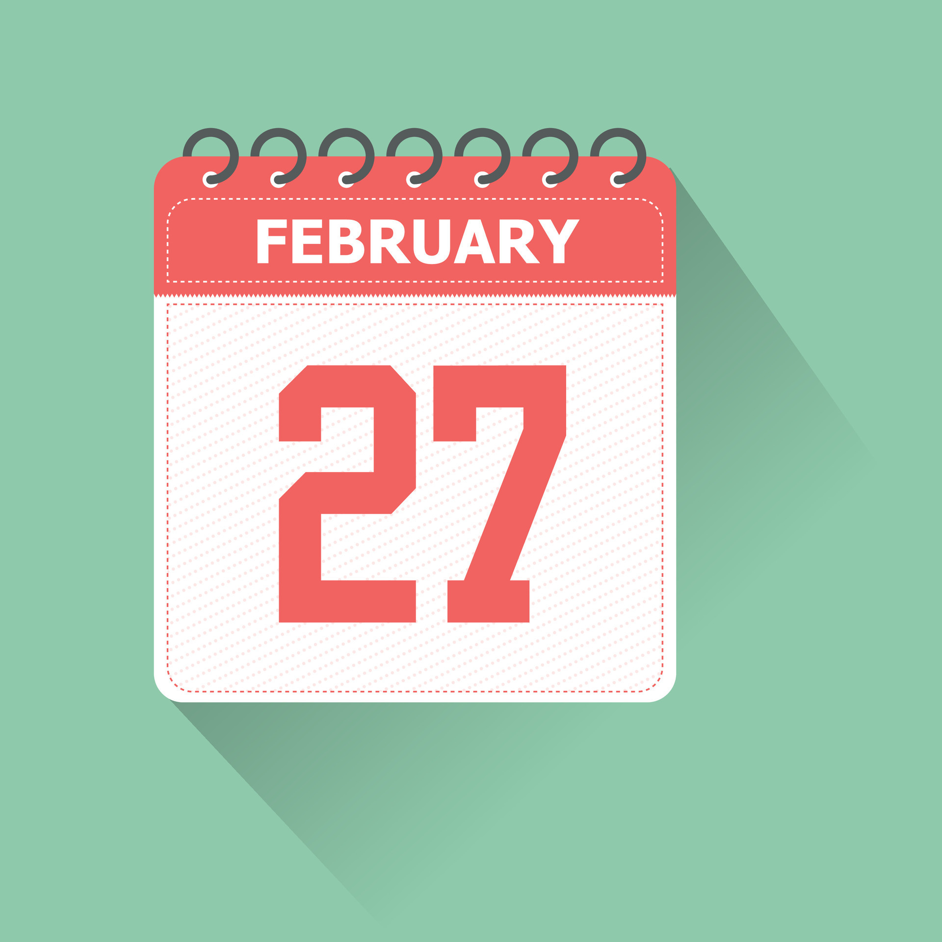 February 27 Calendar Daily Icon Date Month 26126226 Vector Art At february-27-calendar-daily-icon-date-month-26126226-vector-art-at