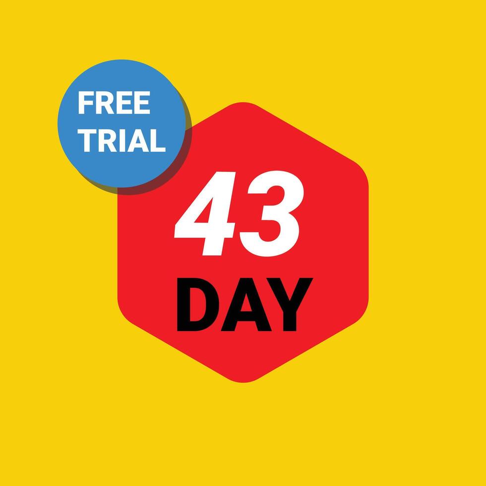 Free Trial 43 Days 26126429 Vector Art At Vecteezy free-trial-43-days-26126429-vector-art-at-vecteezy
