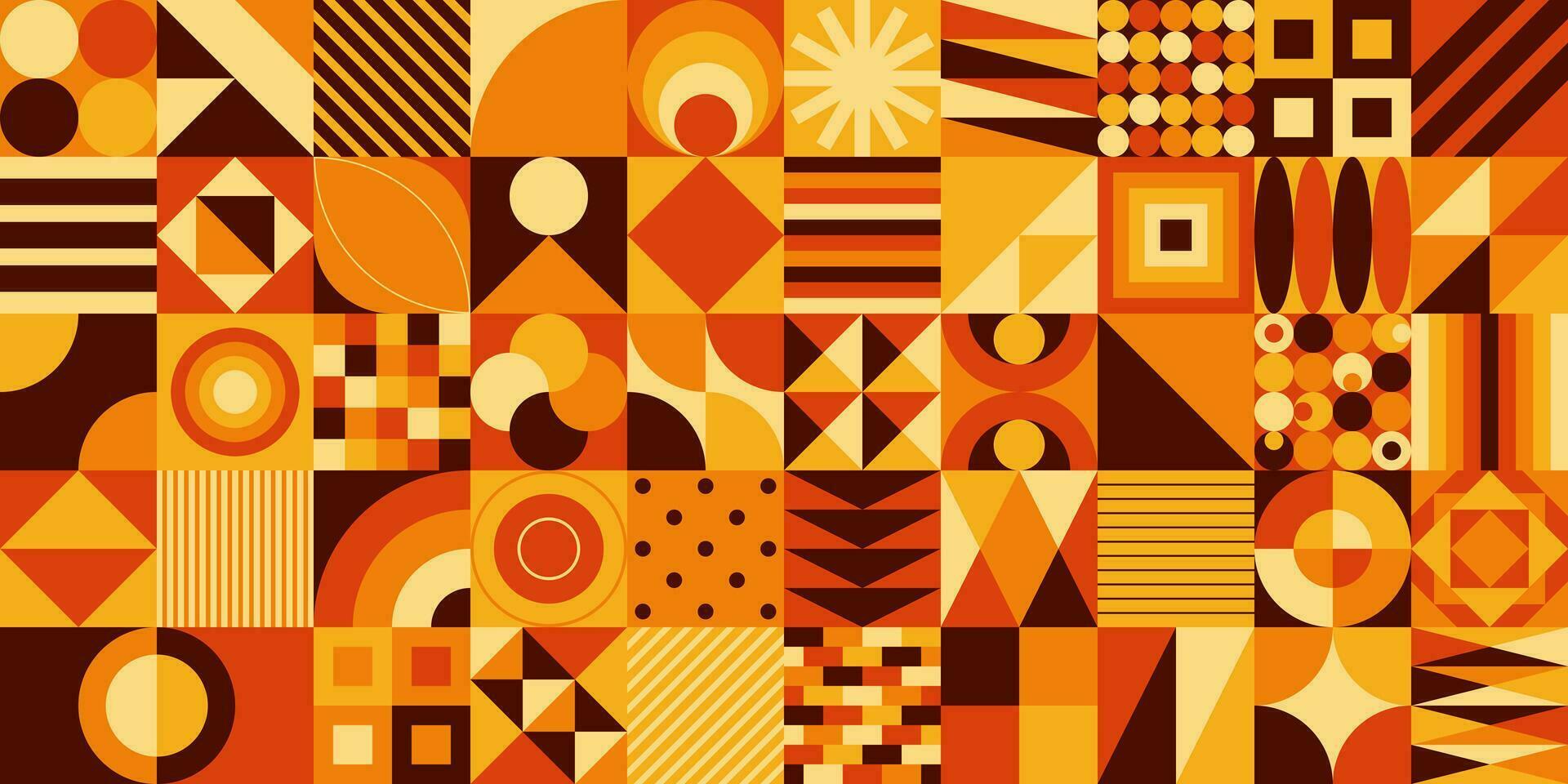 Abstract geometric background in retro style. Geometric seamless pattern. vector