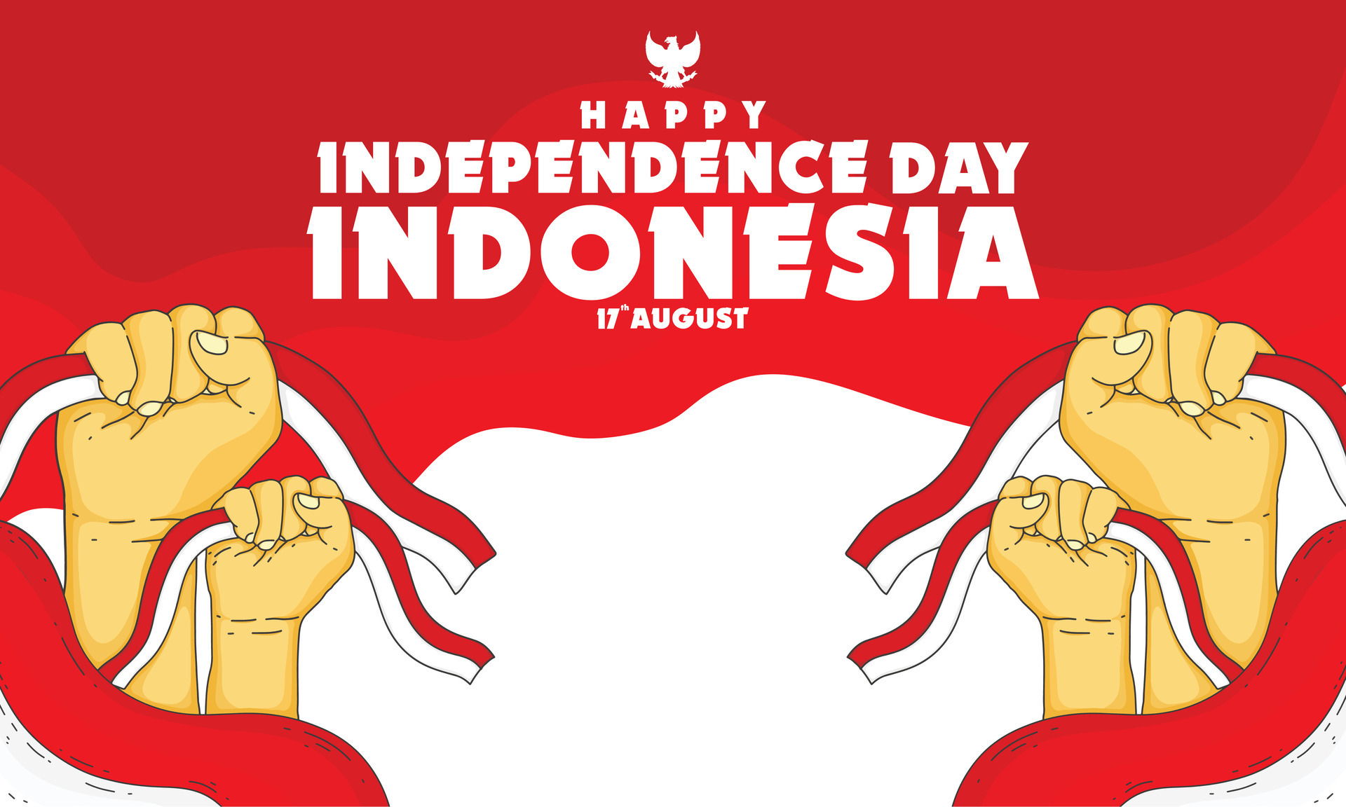 happy independence day indonesia 73th