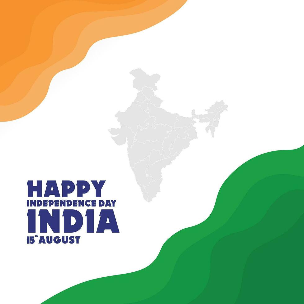 Happy Independence day India vector