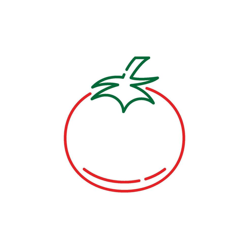 tomate icono vector ilustración diseño modelo