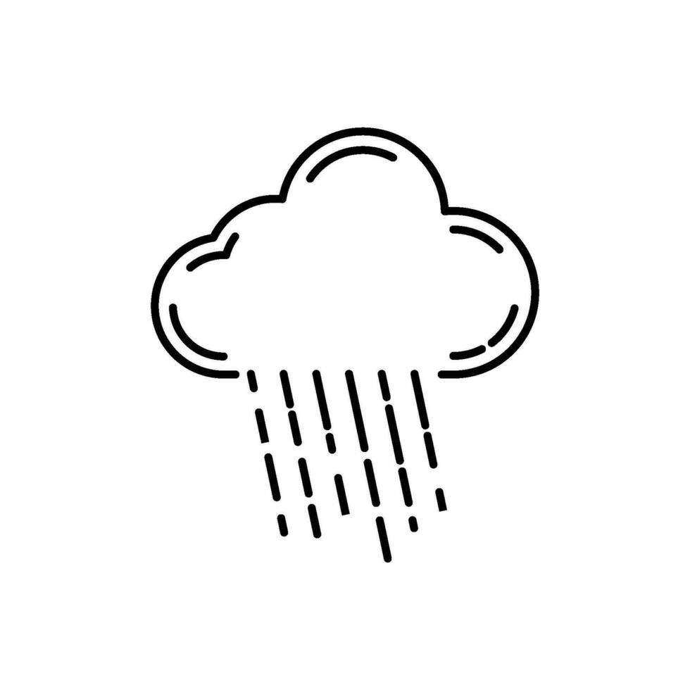Cloud rain icon vector illustration design
