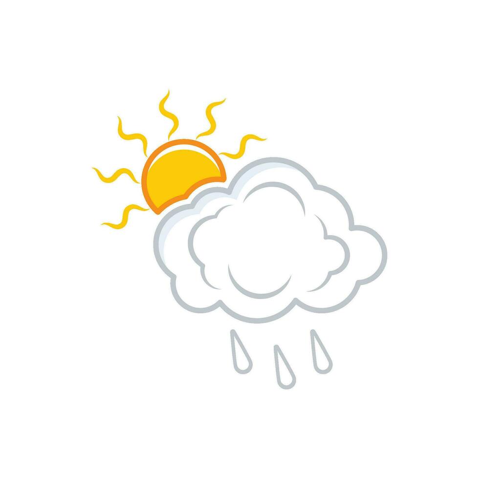 Cloud rain icon vector illustration design