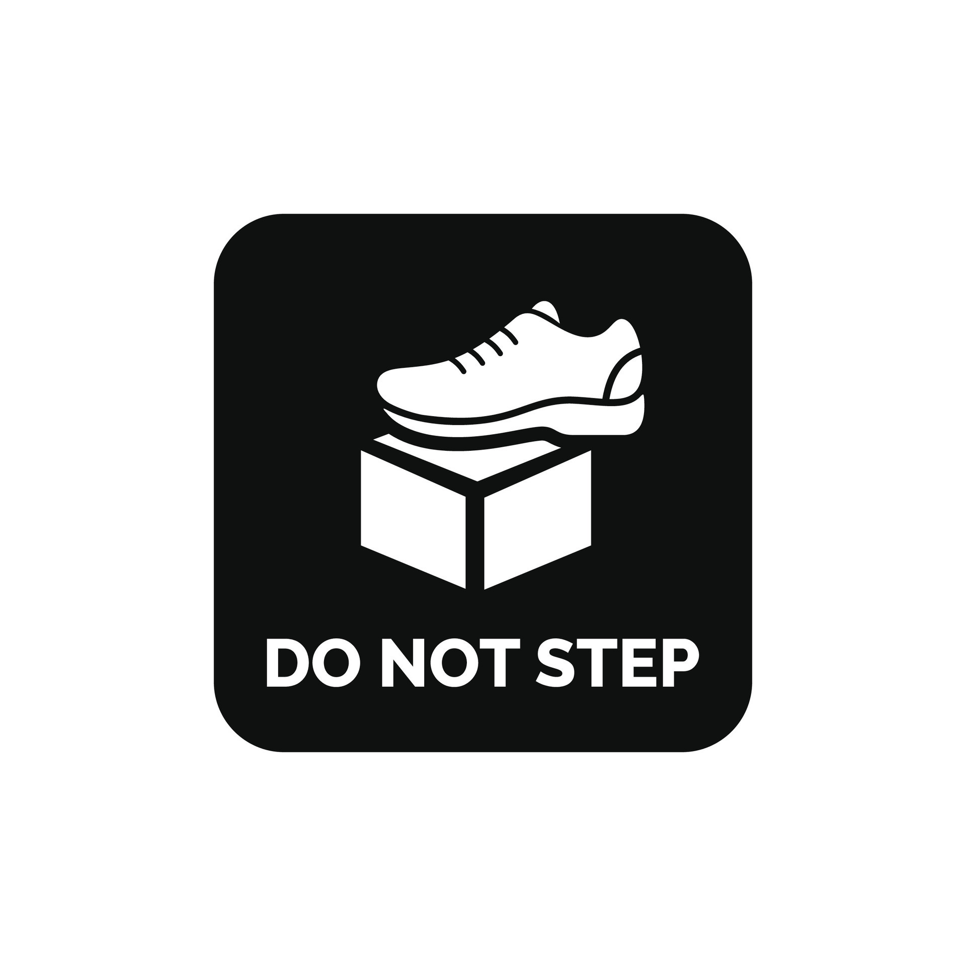 Do not step packaging mark icon symbol vector 26128068 Vector Art at Do not step packaging mark icon symbol vector 26128068 Vector Art at