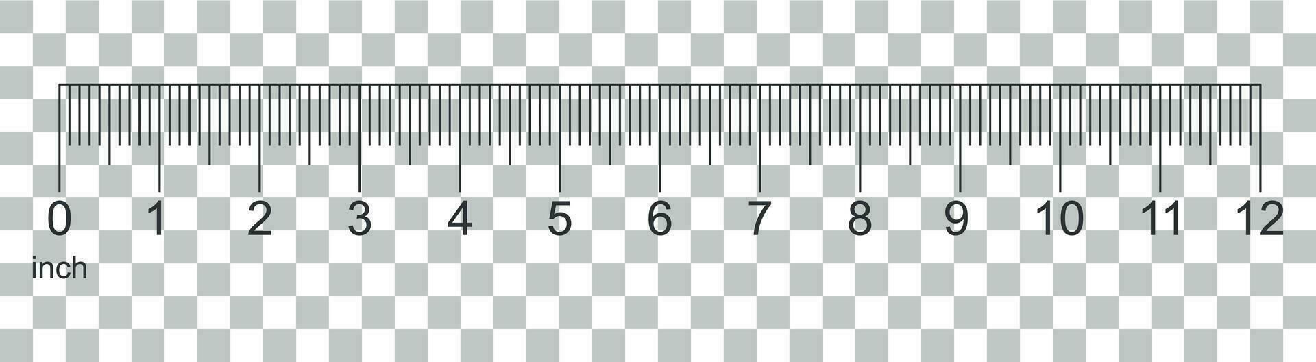 Ruler 12 inch icon in flat style. Meter measure instrument vector illustration on isolated background. Ruler business concept.