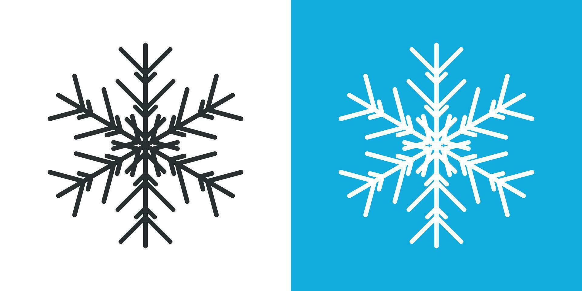 Snowflake icon in flat style. Snow flake winter vector illustration on isolated background. Christmas snowfall ornament business concept.