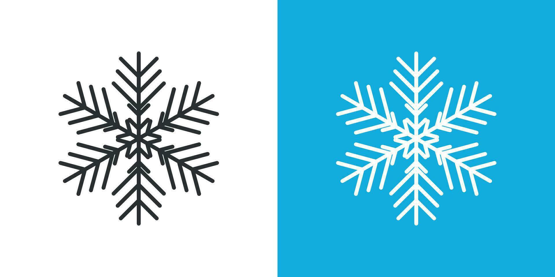 Snowflake icon in flat style. Snow flake winter vector illustration on isolated background. Christmas snowfall ornament business concept.