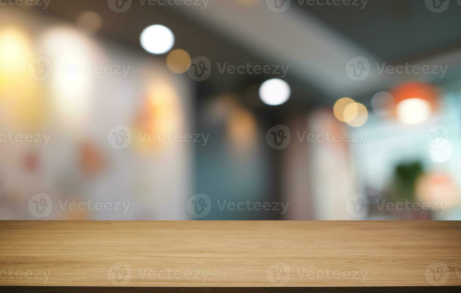 Empty wood table top and blur of out door garden background Empty wooden table space for text marketing promotion. blank wood table copy space for background photo