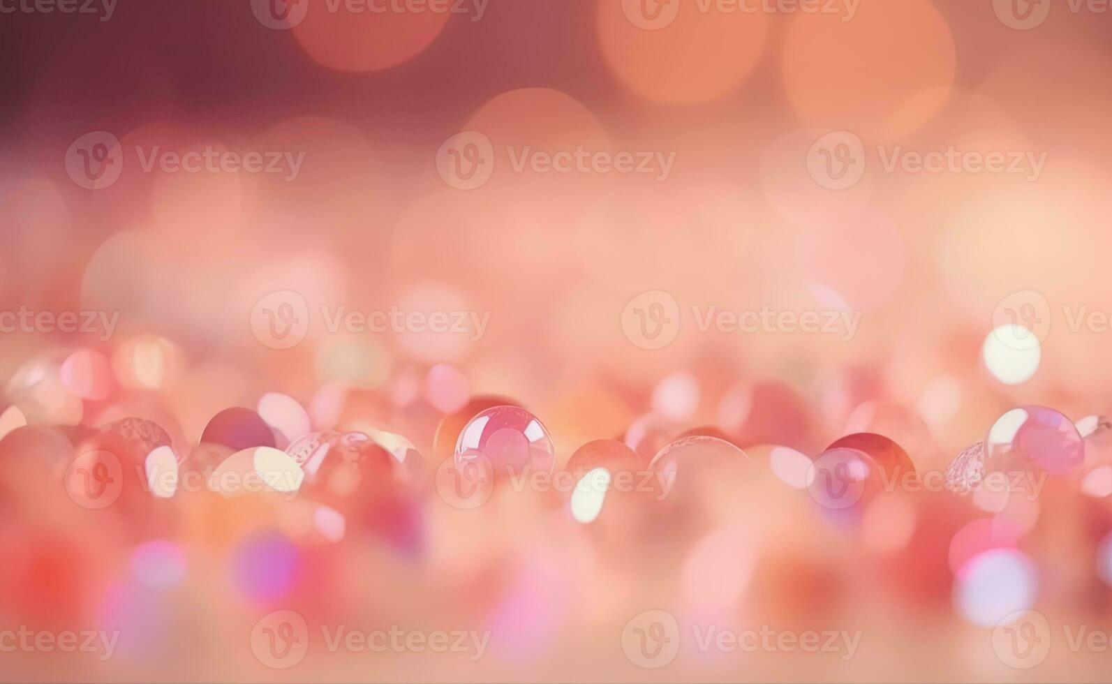 Abstract of bokeh pink pastel background. photo