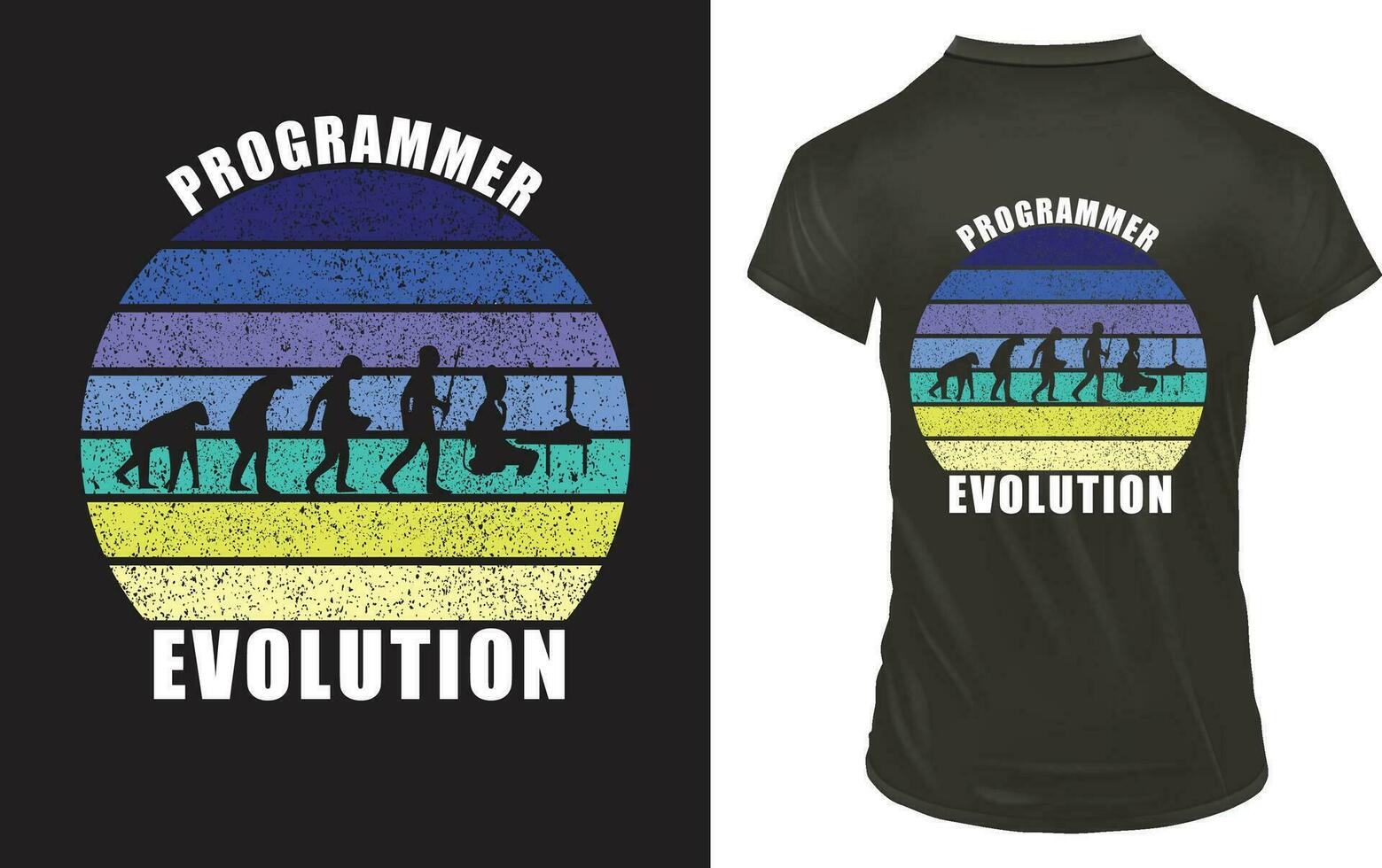 Programmer t shirt design vector