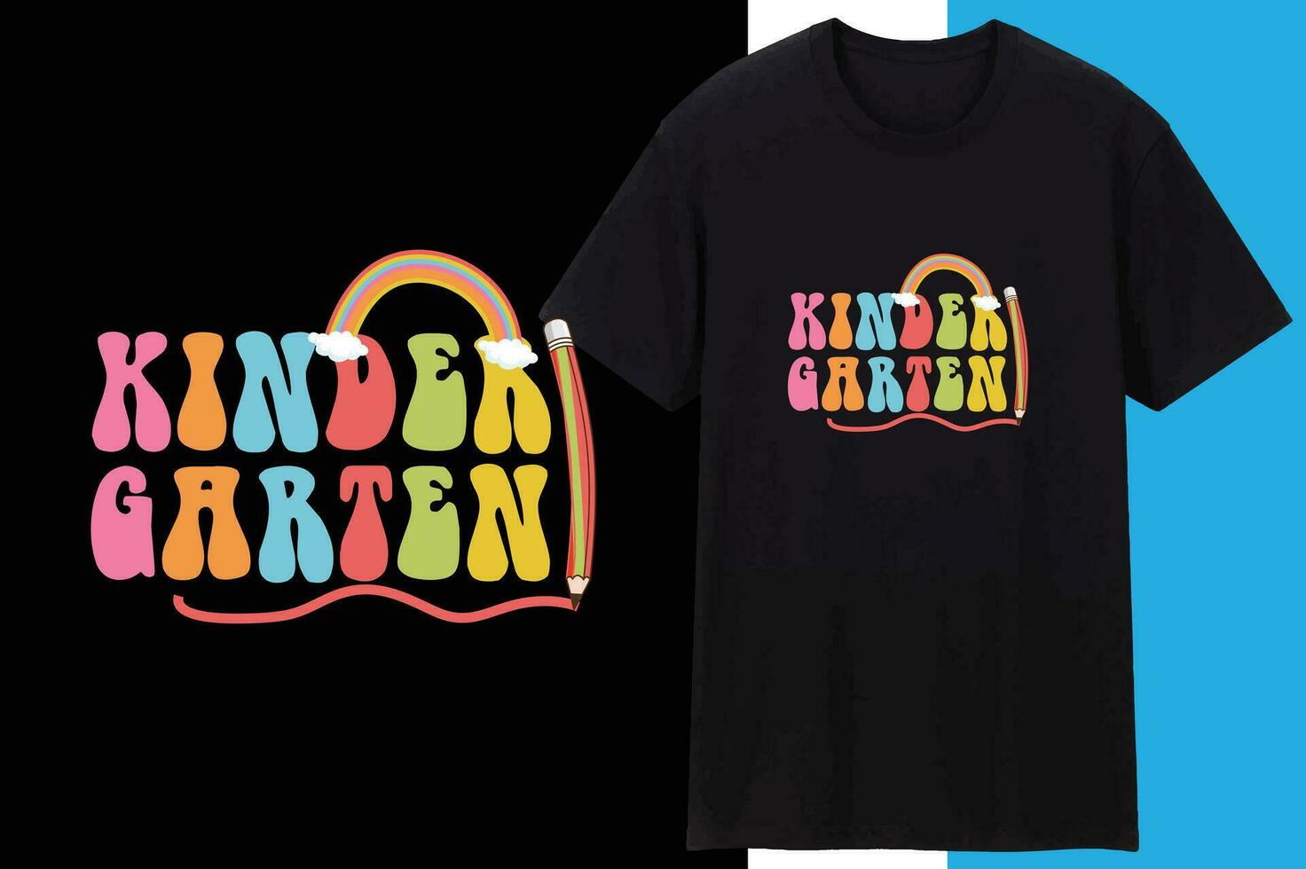 Kindergarten Typography T shirt Design 26131875 Vector Art at Vecteezy