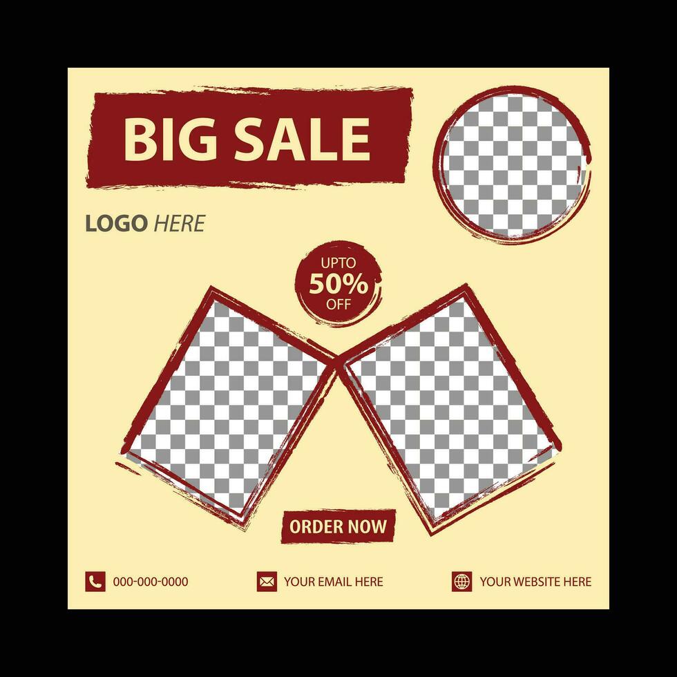 Summer fashion sale social media web banner flyer and FB cover design template vector Premium