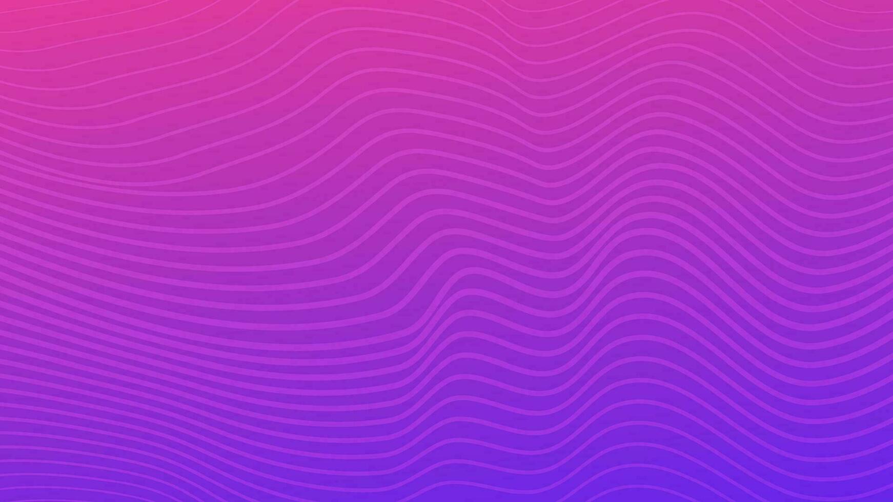 Modern colorful gradient background with wavy lines vector