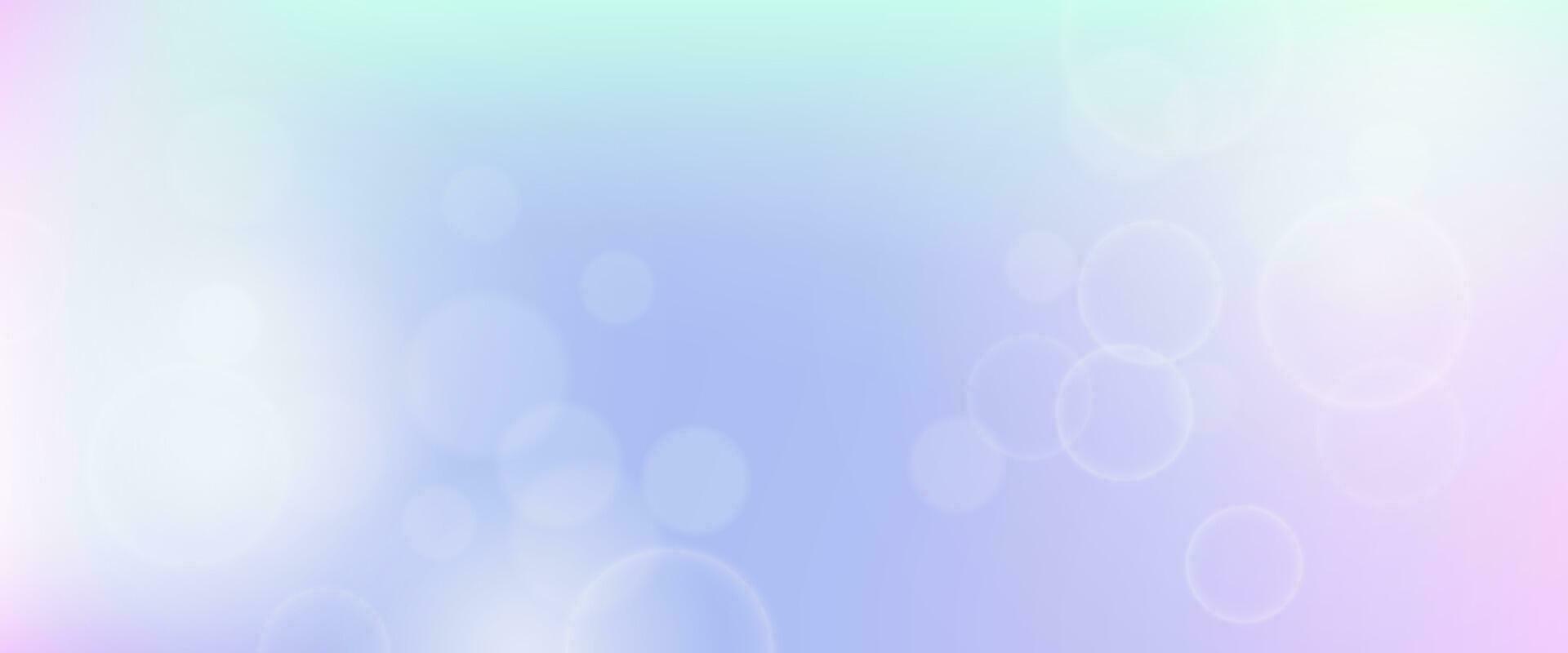 Abstract background with blur bokeh light effect. Modern colorful circular blur light backdrop. Vector illustration
