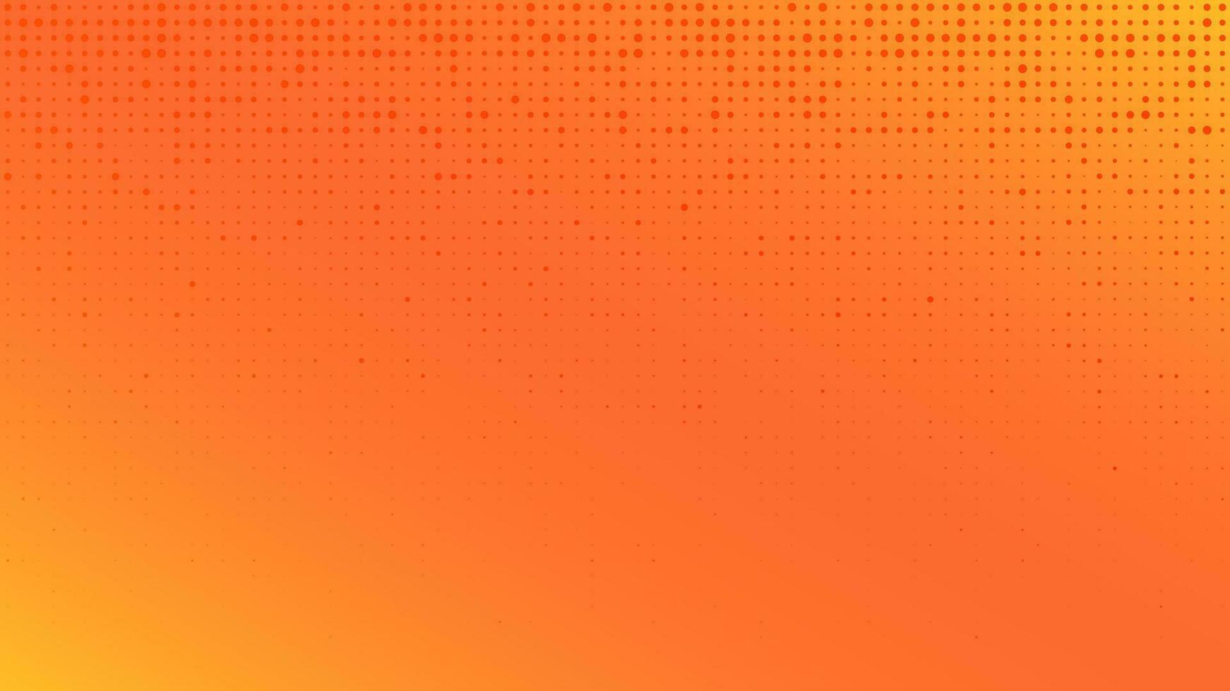 Abstract geometric gradient circles background. Orange dot background with empty space. Vector illustration.