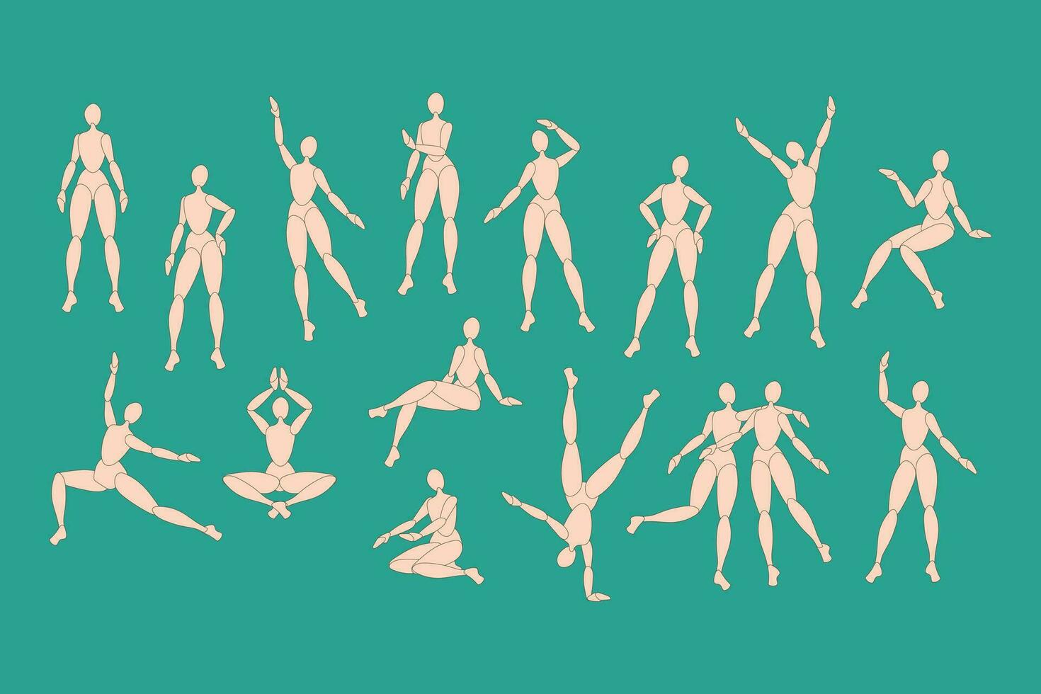 Yoga Poses Vector Art, Icons, and Graphics for Free Download