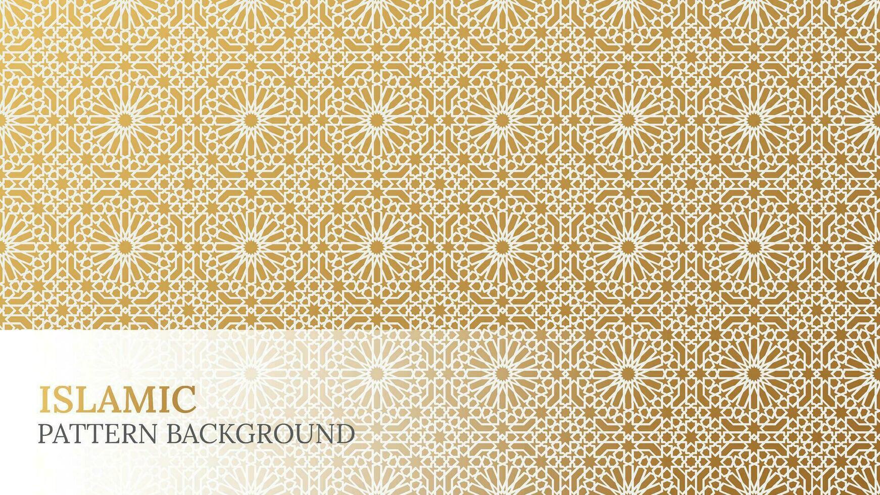 Arabic Islamic Style Ornament Decorative Pattern Background vector